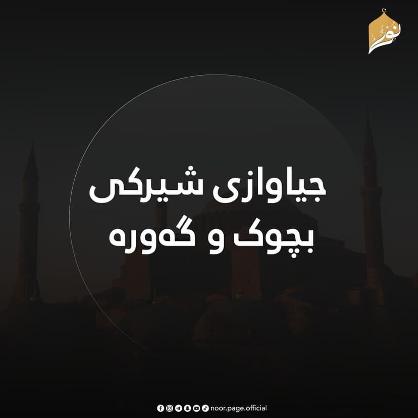 جیاوازی لە نێوان شیركی گەورەو شیركی بچووك چیە؟