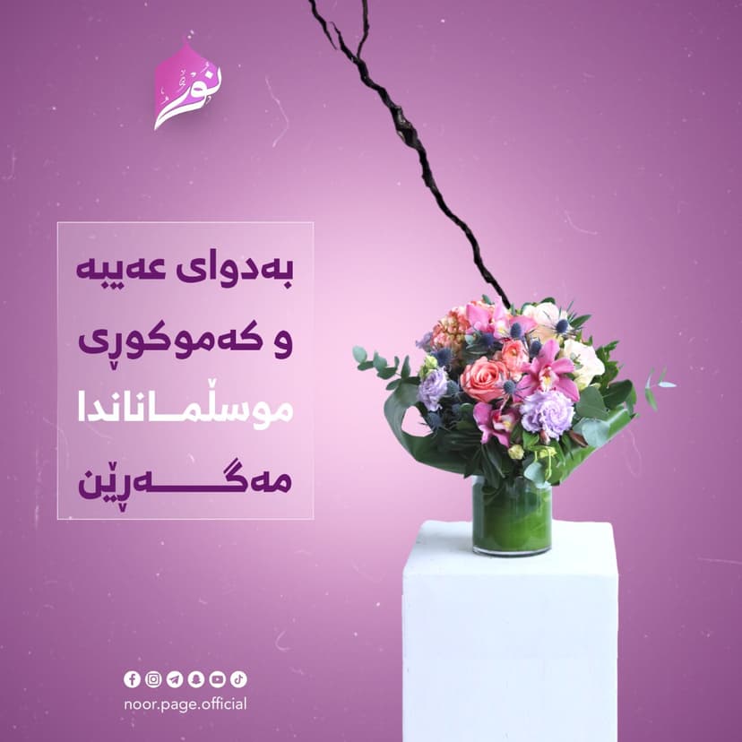 به دواى عهيبه و كهموكوڕى موسڵماناندا مهگهڕێن